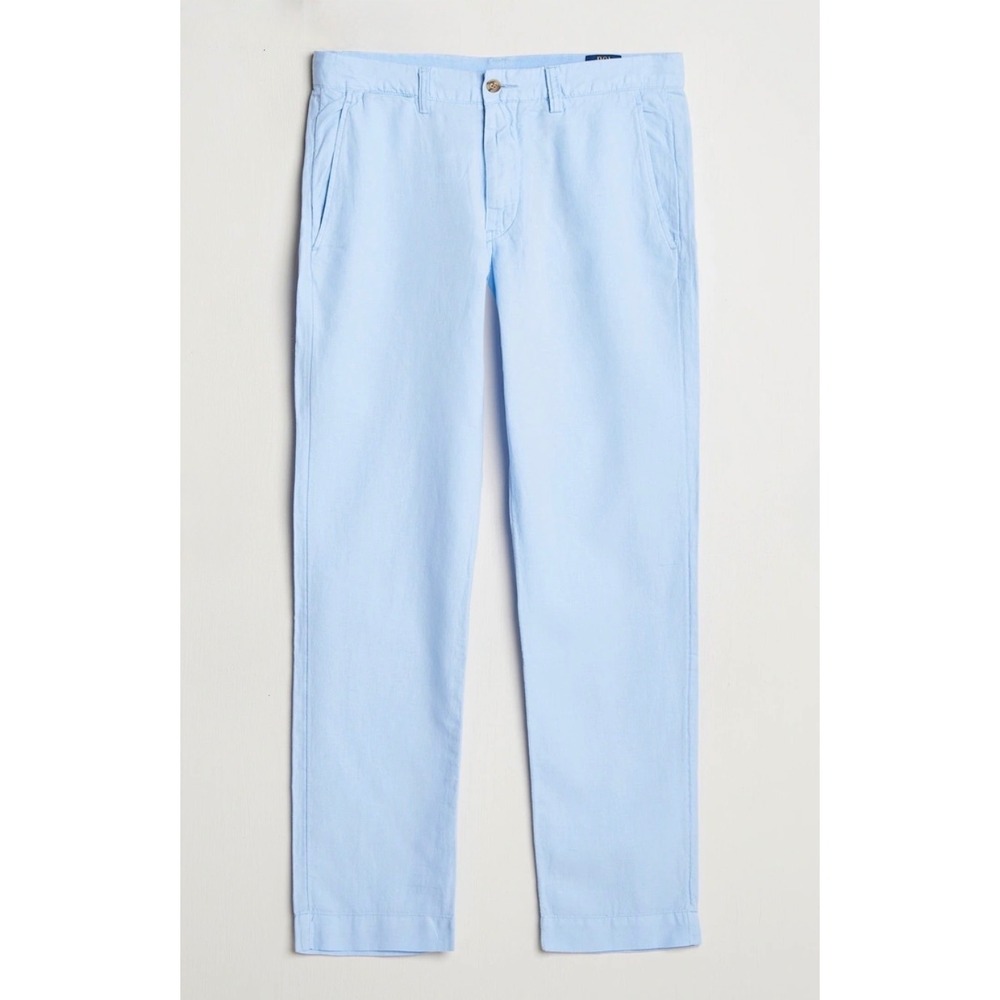 Polo Ralph Lauren Bedford Chino Mens 32/30 Light Blue Classic Fit Cotton Pants